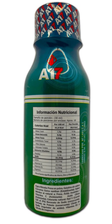 Tabla nutricional A17 Nt labs